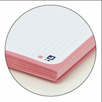 Cahier Oxford European Book Rose clair A4 A4+ 80 Volets
