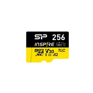 Mikro SD Speicherkarte mit Adapter Silicon Power SP256GBSTXLA2V1NSP 256 GB