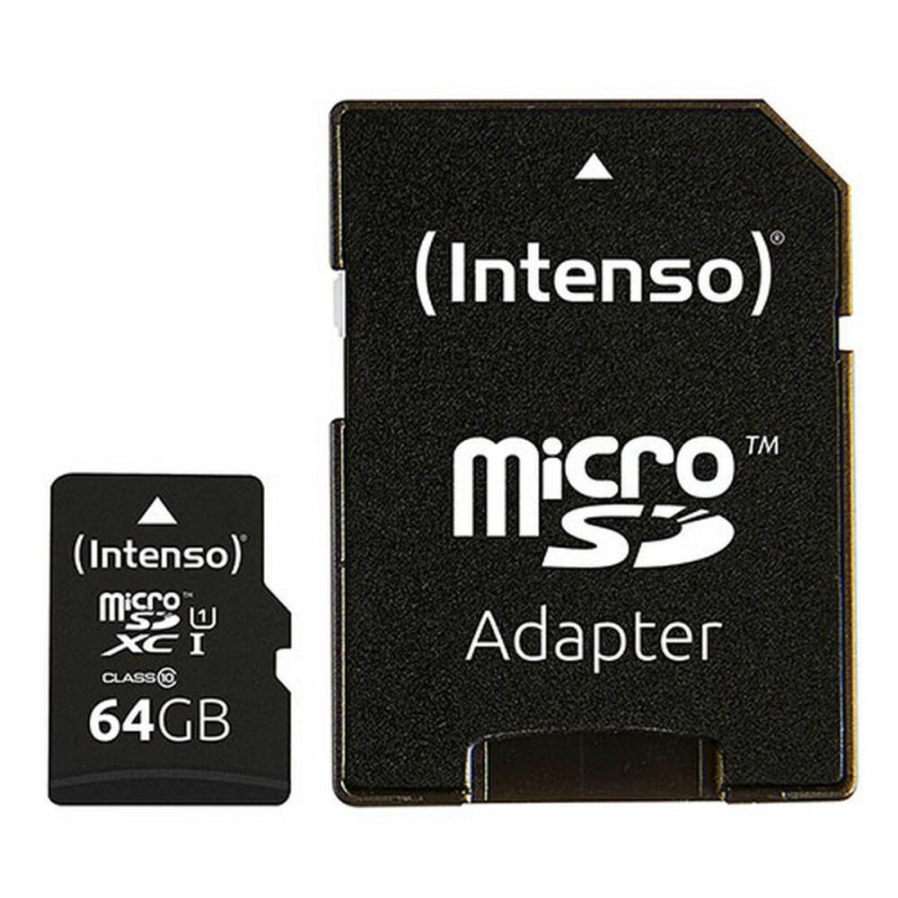 Mikro SD Speicherkarte mit Adapter INTENSO 64 GB
