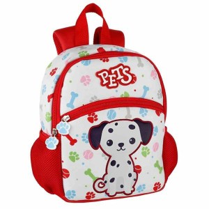 Schulrucksack Pets Rot 26 x 21 x 9 cm Dalmatiner
