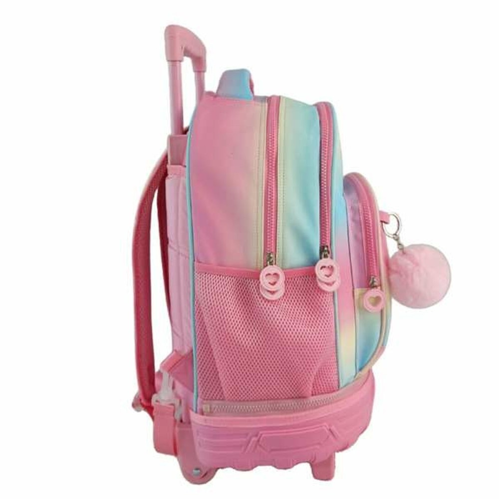 Schulrucksack mit Rädern Toybags Blin Blin Gradient Pink