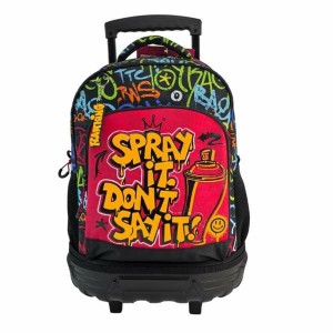 Schulrucksack mit Rädern Toybags Grafitti