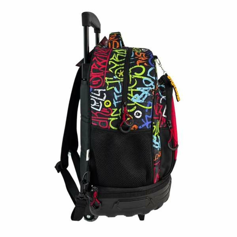 School Rucksack with Wheels Toybags Grafitti