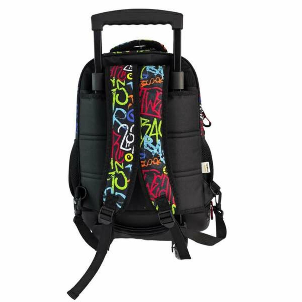 School Rucksack with Wheels Toybags Grafitti