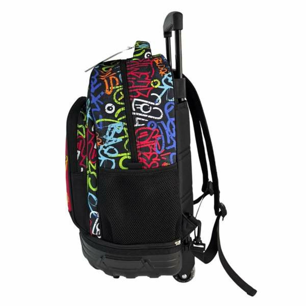 School Rucksack with Wheels Toybags Grafitti