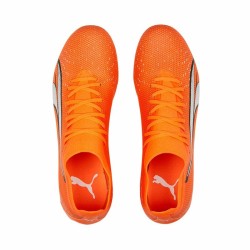 Adult's Football Boots Puma Ultra Match Mg Orange Unisex