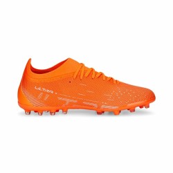 Chaussures de Football pour Adultes Puma Ultra Match Mg Orange Unisexe