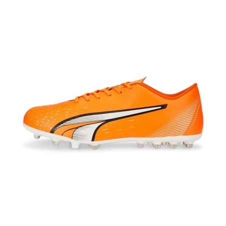 Fußballschuhe für Erwachsene Puma Ultra Play Mg Orange Unisex