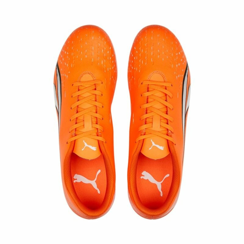 Fußballschuhe für Erwachsene Puma Ultra Play Mg Orange Unisex