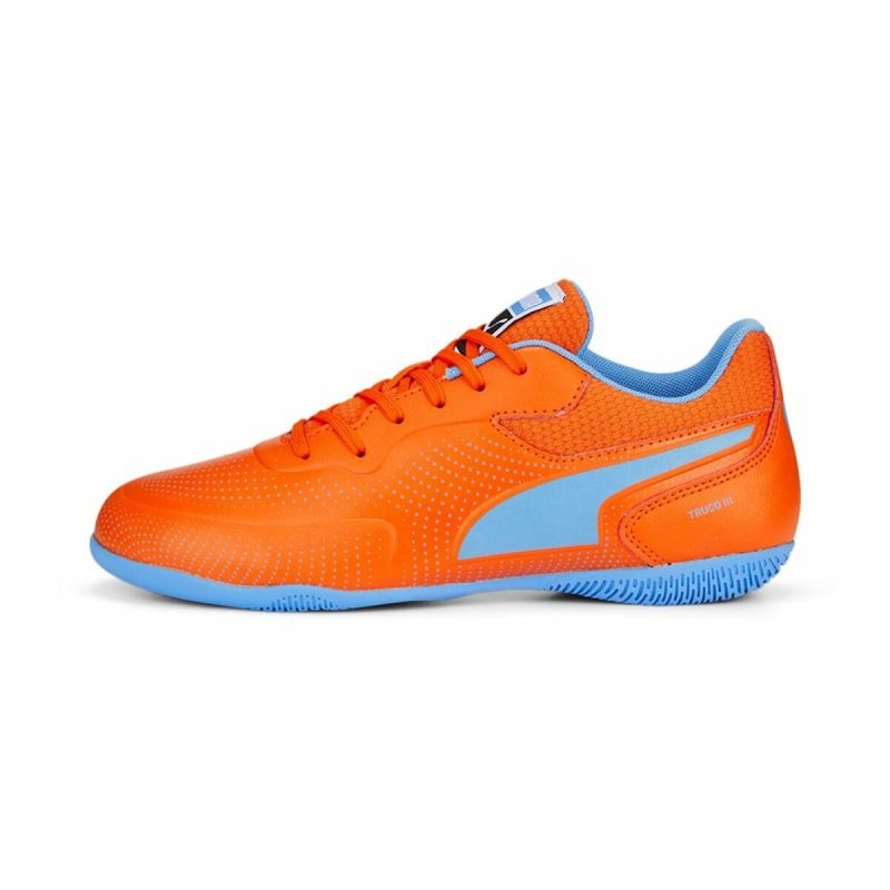 Chaussures de Futsal pour Enfants Puma Truco III Orange