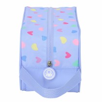 Range-Chaussures de Voyage Benetton Lila 29 x 15 x 14 cm