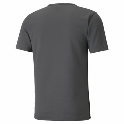 Men’s Short Sleeve T-Shirt Puma individualRISE Black Grey