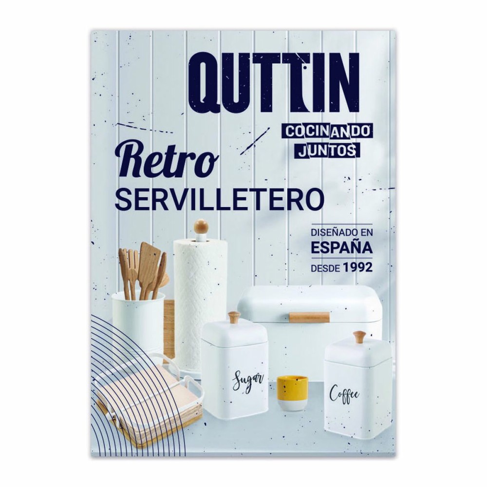 Serviettenring Quttin Metall 22 x 22 x 6 cm (6 Stück)