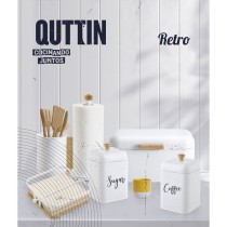Porte-serviettes Quttin Métal 22 x 22 x 6 cm (6 Unités)