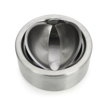 Ashtray Confortime Steel 12 x 5 cm (24 Units)