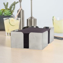 Napkin holder My Bar Steel 12 x 12 x 6 cm (24 Units)