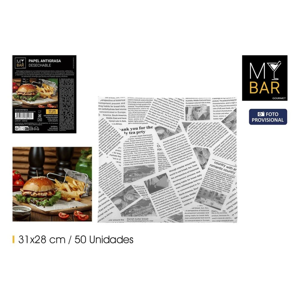 Kitchen Paper My Bar 31 x 28 cm (24 Units)