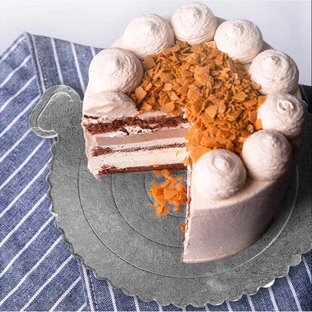 Base de gâteau Algon Doré 40 x 40 cm (36 Unités)
