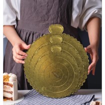 Tortenboden Algon Gold 40 x 40 cm (36 Stück)