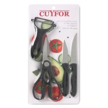 Schälmesserset Cuyfor Edelstahl 2 Stücke (12 Stück)
