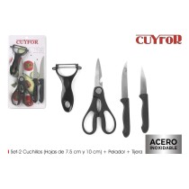 Schälmesserset Cuyfor Edelstahl 2 Stücke (12 Stück)