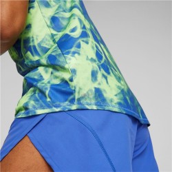 T-shirt à manches courtes homme Puma Run Favorite Bleu Vert