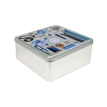 Mehrzweckbox Confortime Tailor Metall 19,7 x 19,7 x 8 cm (12 Stück)