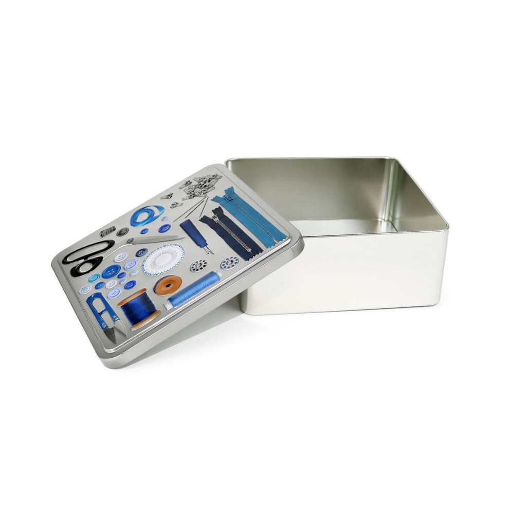 Mehrzweckbox Confortime Tailor Metall 19,7 x 19,7 x 8 cm (12 Stück)