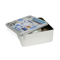 Mehrzweckbox Confortime Tailor Metall 19,7 x 19,7 x 8 cm (12 Stück)