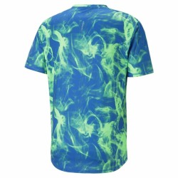 T-shirt à manches courtes homme Puma Run Favorite Bleu Vert