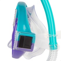 Masque de Plongée avec Tube AquaSport Turquoise (6 Unités)