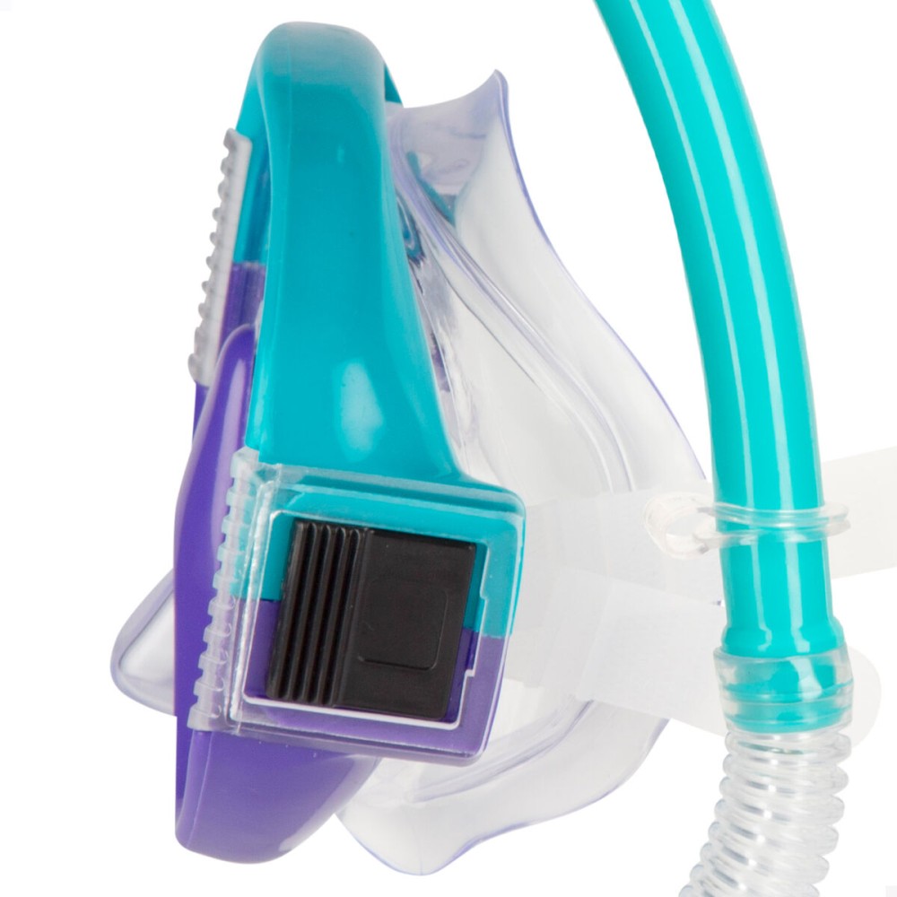 Snorkel Goggles and Tube AquaSport Turquoise (6 Units)