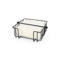 Napkin holder My Bar Black Metal 19 x 19 x 7,5 cm (12 Units)
