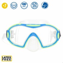 Masque de Plongée avec Tube AquaSport Bleu Rose (6 Unités)