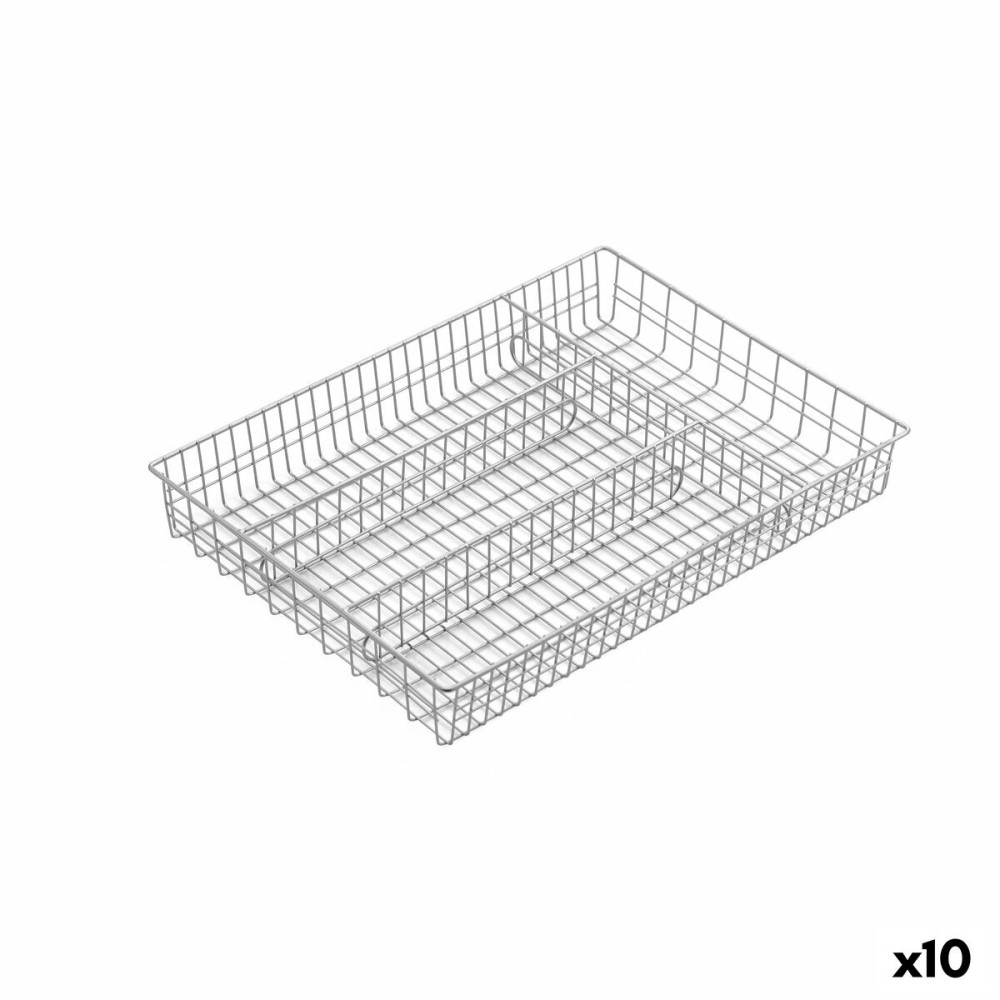 Cutlery Organiser Confortime 36 x 26 x 4,5 cm (10 Units)