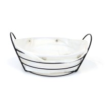 Breadbasket My Bar White Metal 26 x 23,5 x 11,2 cm (12 Units)