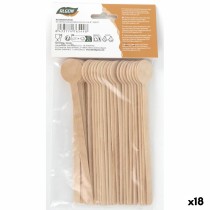 Set of Spoons Algon Wood 15,2 cm 24 Pieces (18 Units)
