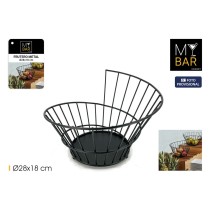Obstschale My Bar Metall 28 x 18 cm (12 Stück)