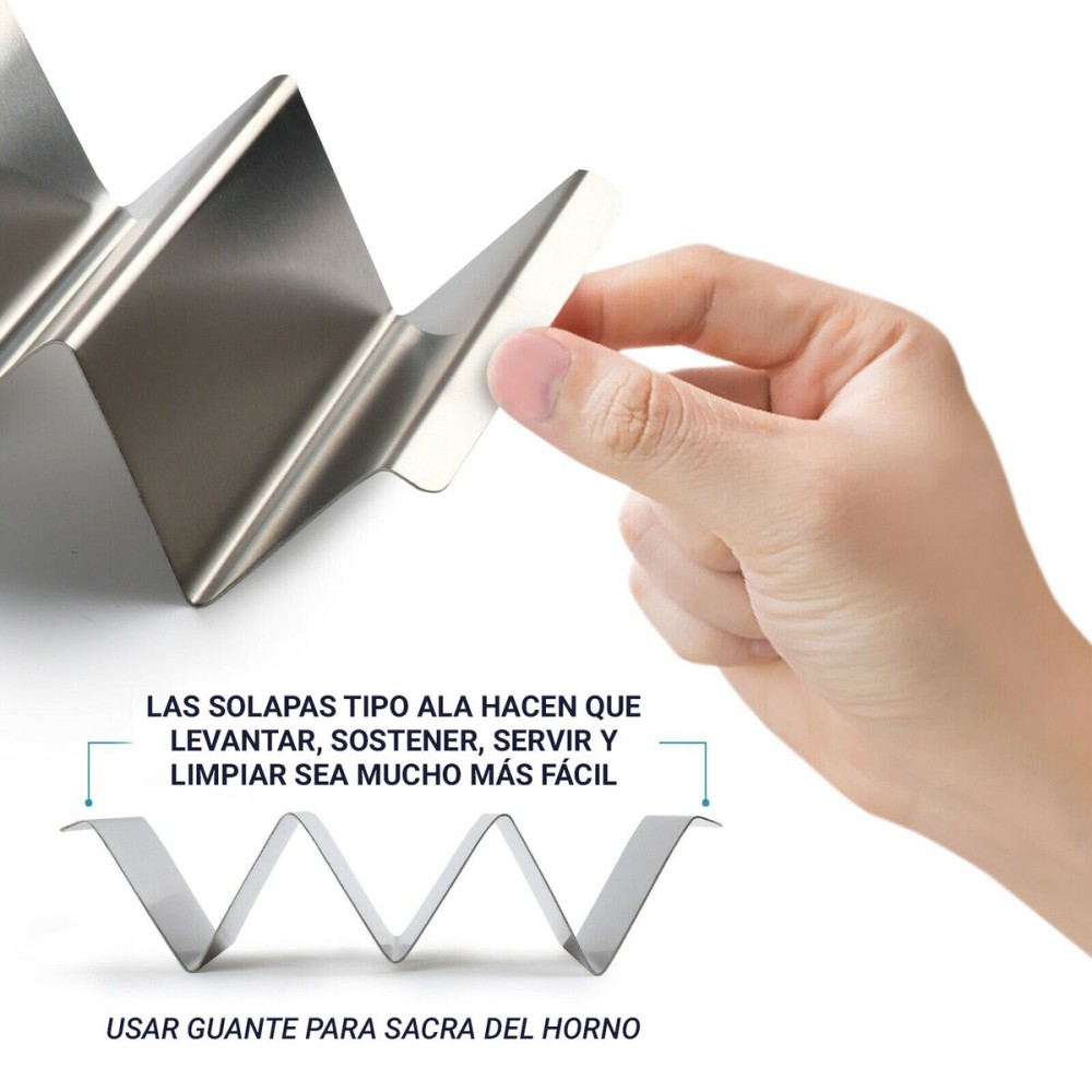 Support pour tacos My Bar 22 x 10 x 5 cm 0,6 mm (24 Unités)