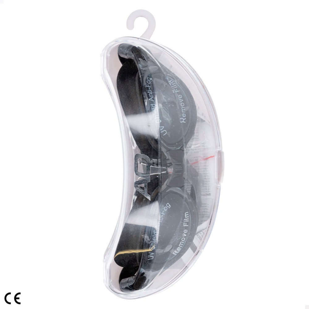 Adult Swimming Goggles AquaSport Black Grey (12 Units)