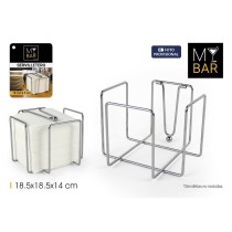 Porte-serviettes My Bar 18,5 x 18,5 x 14 cm (12 Unités)