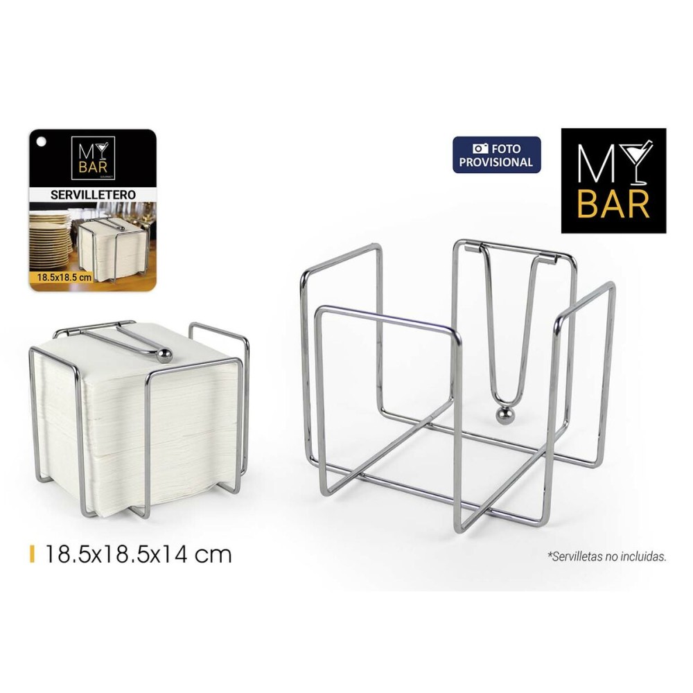 Porte-serviettes My Bar 18,5 x 18,5 x 14 cm (12 Unités)