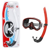 Masque de Plongée avec Tube AquaSport (6 Unités)