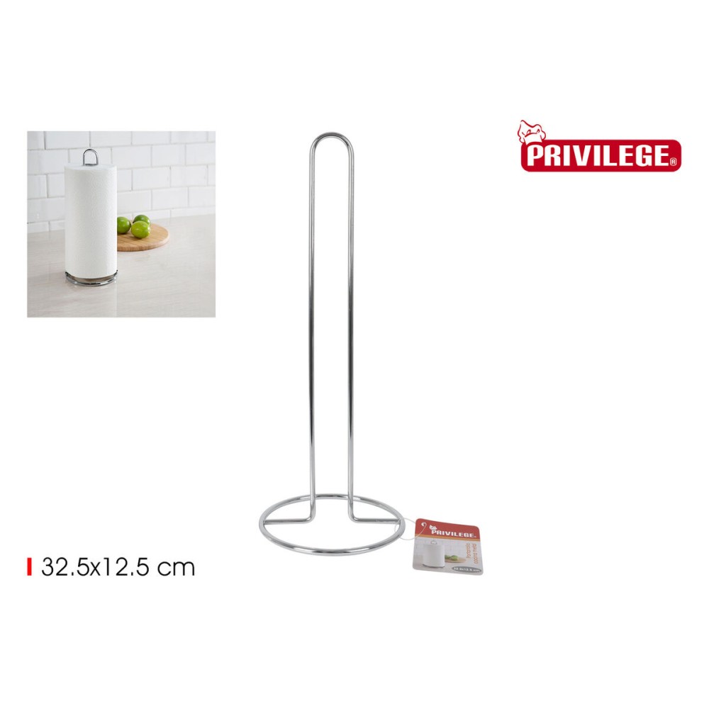 Dérouleur de papier de cuisine Privilege Métal 32,5 x 12,5 x 12,5 cm (36 Unités)