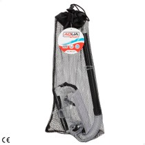 Masque de Plongée avec Tube AquaSport Noir Rouge (6 Unités)