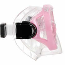Masque de Plongée avec Tube AquaSport Bleu Rose (6 Unités)