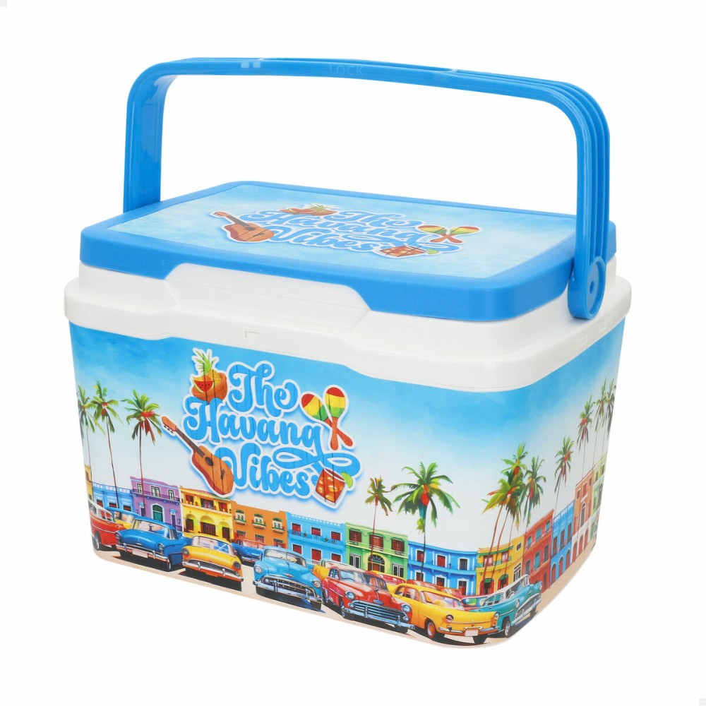 Robuste tragbare Kühlbox Aktive 5 L 28 x 19 x 21 cm Blau (6 Stück)