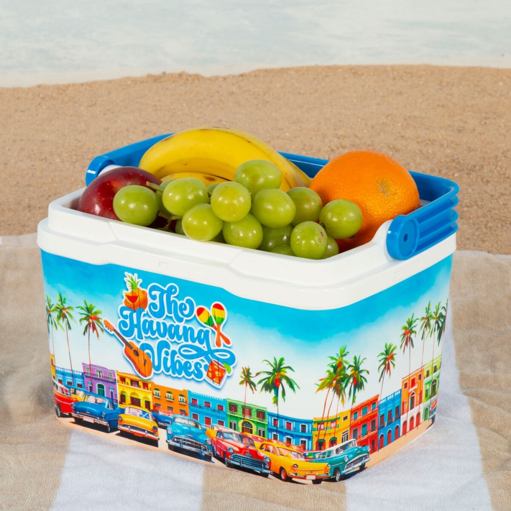 Robuste tragbare Kühlbox Aktive 5 L 28 x 19 x 21 cm Blau (6 Stück)