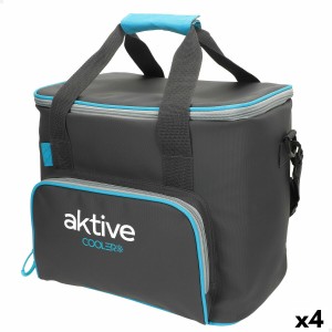 Tragbarer Kühlschrank Aktive 20 L 32 x 28 x 23 cm Schwarz (4 Stück)