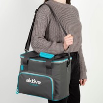 Tragbarer Kühlschrank Aktive 20 L 32 x 28 x 23 cm Schwarz (4 Stück)